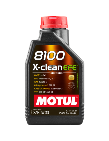 Моторно Масло MOTUL 8100 X-Clean EFE 5W-30 1л.