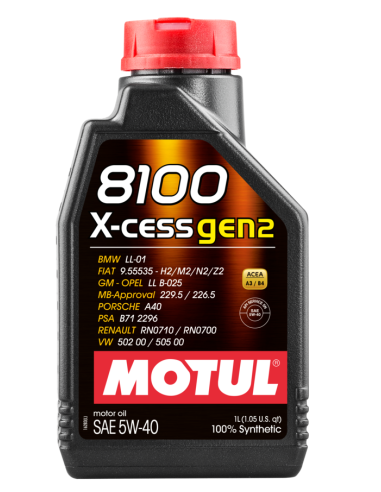 Моторно Масло MOTUL 8100 X-cess 5W-40 1л.