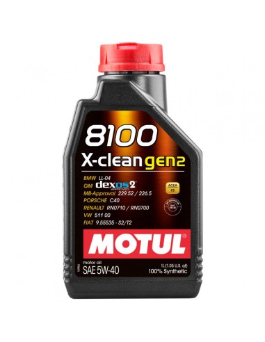 Моторно Масло MOTUL 8100 X-Clean C3 5W-40 1л.