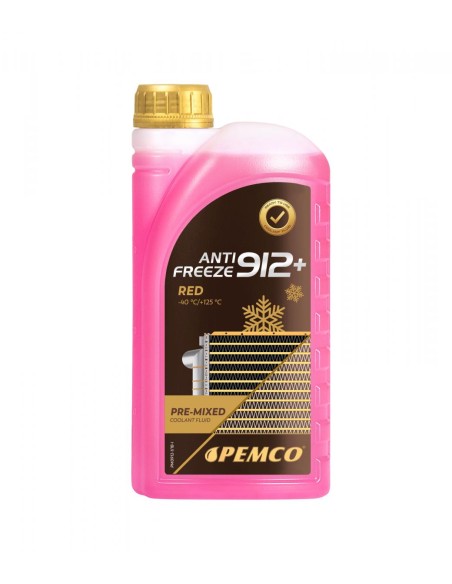 Антифриз PEMCO 912+ -40 °C 1L