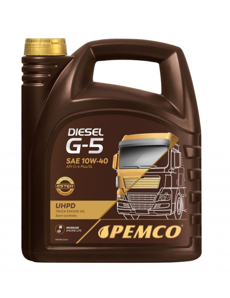 Моторно Масло PEMCO DIESEL G-5 UHPD 10W-40 5L