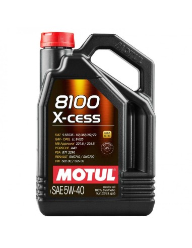 Моторно Масло MOTUL 8100 X-cess 5W-40 5л.
