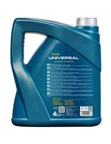 Моторно масло MANNOL UNIVERSAL 15W-40 5L.