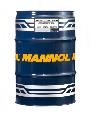 Моторно масло MANNOL ENERGY FORMULA PD 5W-40 208L