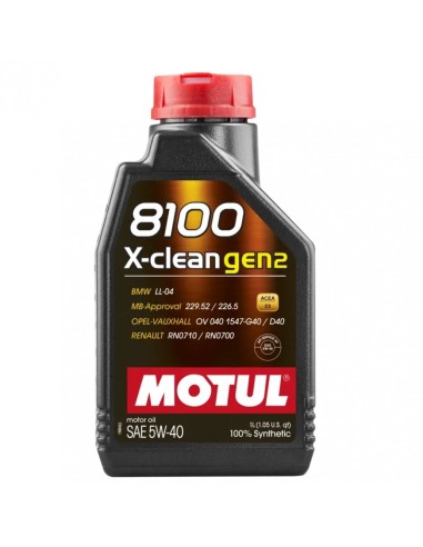 Моторно Масло MOTUL 8100 X-Clean GEN2 5W-40 1л.