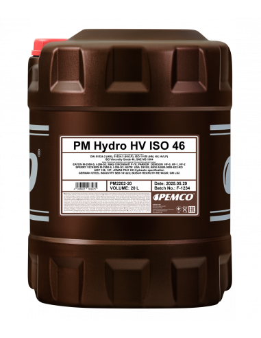 Хидравлично Масло PEMCO Hydro HV ISO 46 20л