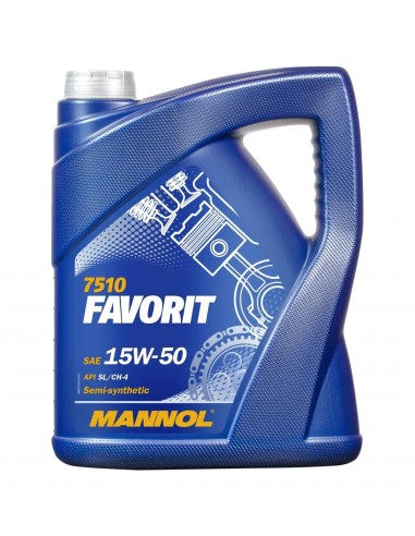 Моторно масло MANNOL Favorit 15W-50 5л
