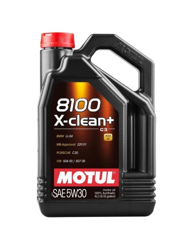 Моторно Масло MOTUL 8100 X-Clean+ 5W-30 5л.